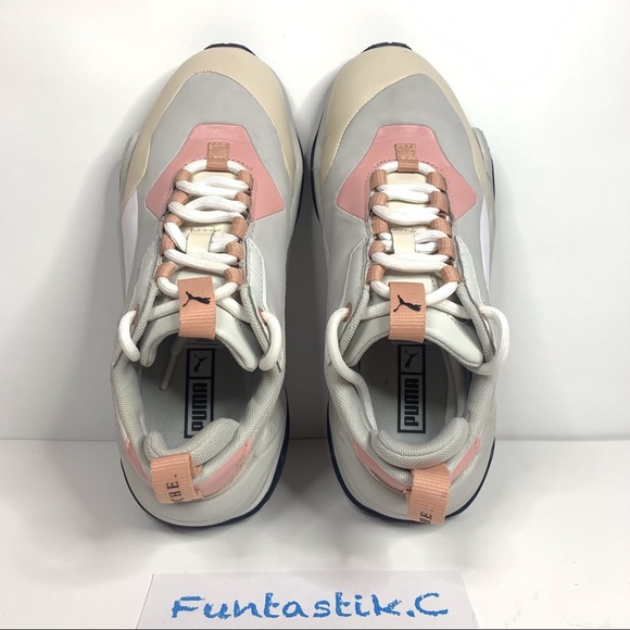 Puma Peach Thunder Rive Gauche Suede Sneaker Womens Size 7 Athletic Shoe - Picture 6 of 10